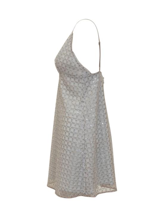 25SS 로테이트 바이 크리스텐슨 숏 원피스 113710800 800 GREY - ROTATE BY BIRGERCHRISTENSEN