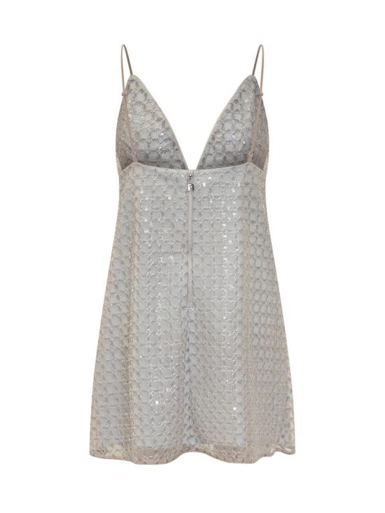 25SS 로테이트 바이 크리스텐슨 숏 원피스 113710800 800 GREY - ROTATE BY BIRGERCHRISTENSEN