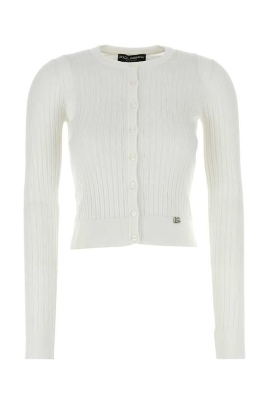 24FW 돌체앤가바나 가디건 FXV24TJFMDH W0800 WHITE