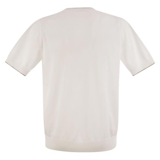 25SS 페세리코 반팔 티셔츠 R59003F14 WHITE - PESERICO