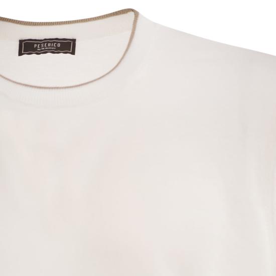 25SS 페세리코 반팔 티셔츠 R59003F14 WHITE - PESERICO