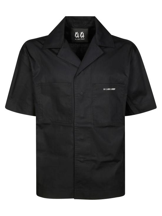 25SS 44레이블 반팔 티셔츠 B0030563 FA579 P396 NERO