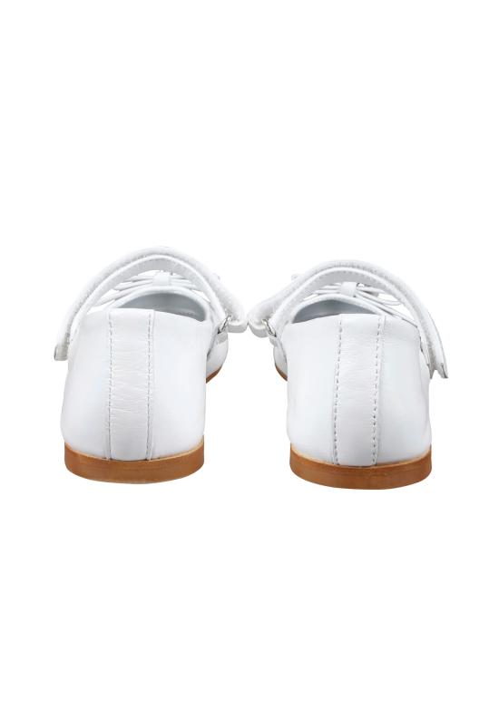 25SS [키즈] 모나리자 플랫 슈즈 8CE000 5730 0001 WHITE - MONNALISA