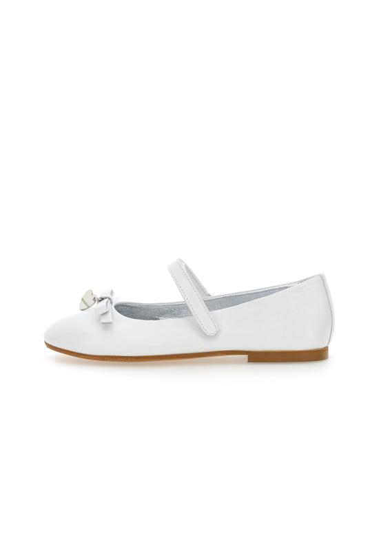 25SS [키즈] 모나리자 플랫 슈즈 8CE000 5730 0001 WHITE - MONNALISA