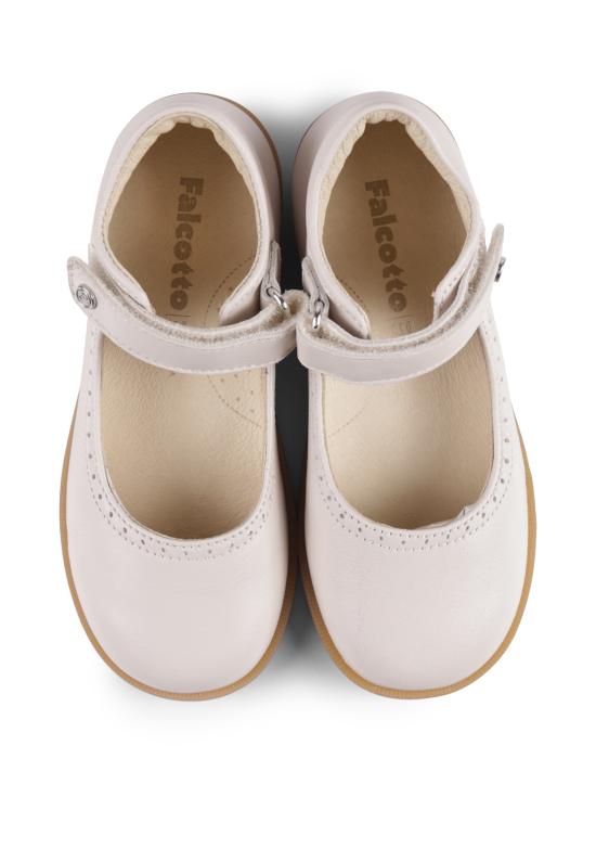 25SS [키즈] 팔코토 플랫 슈즈 001 2019042 01 0N02 JULIPE IVORY - FALCOTTO