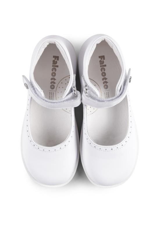 25SS [키즈] 팔코토 플랫 슈즈 001 2019042 05 0N01 JULIPE WHITE - FALCOTTO