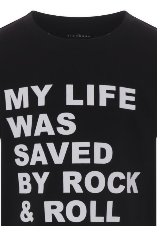 25SS [키즈] 리치몬드 티셔츠 RBP25094TS BLACK - RICHMOND