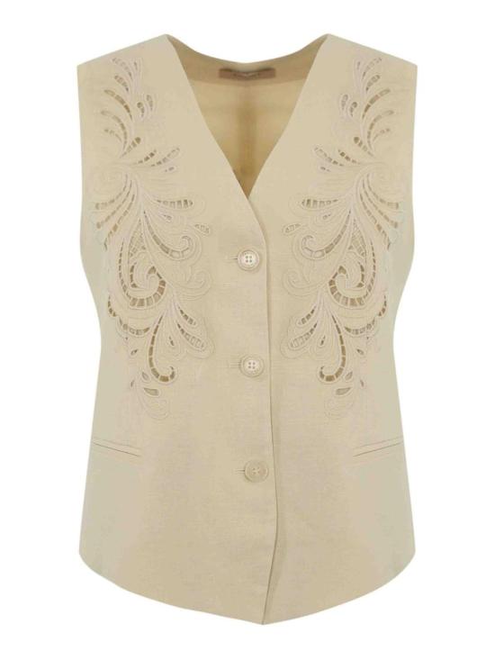 25SS 트윈셋 베스트 251TP216100059 Light Beige