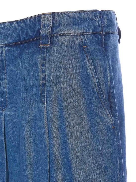  미우미우 스커트 GWD320143VF0008 Blue - MIU MIU