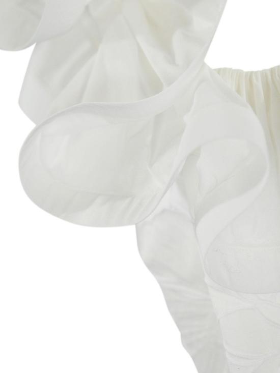 25SS 엘리자베타프랜치 미디 스커트 AB69852E2360 White - ELISABETTA FRANCHI