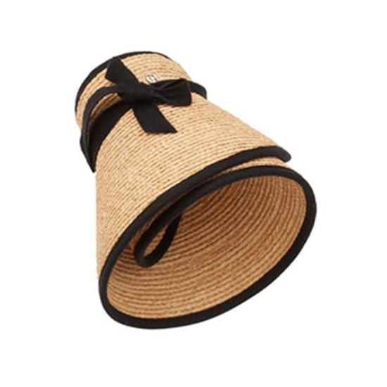 25SS 헬렌카민스키 버킷햇 HAT50220 NATURAL MIDNIGHT DOM - HELEN KAMINSKI