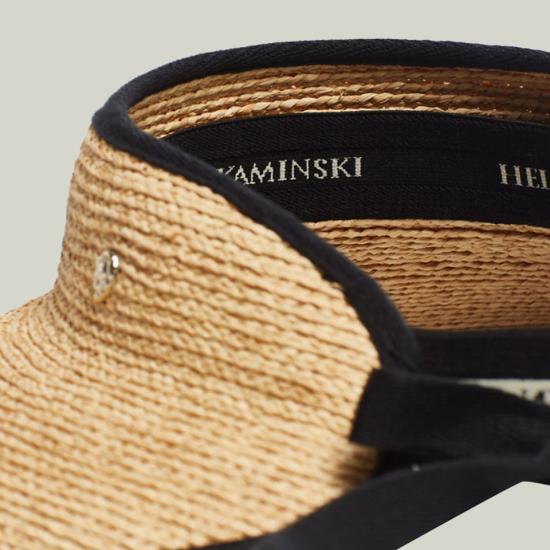 25SS 헬렌카민스키 버킷햇 HAT50220 NATURAL MIDNIGHT DOM - HELEN KAMINSKI