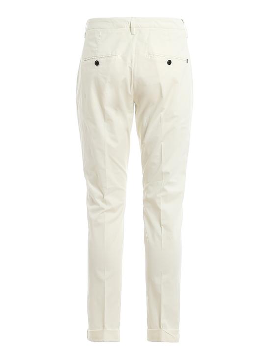 25SS 돈답 스트레이트 팬츠 UP517 GSE046U PTD 011 WHITE - DONDUP