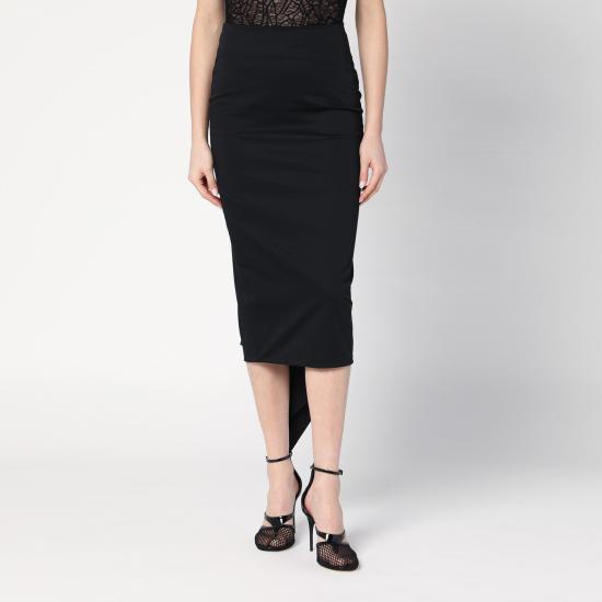  더 레이티스트 미디 스커트 TLW09001T0194ABTP Black