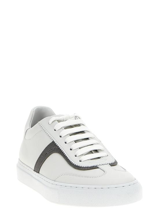 25SS 브루넬로 쿠치넬리 스니커즈 MZGSG2907C7592 White - BRUNELLO CUCINELLI
