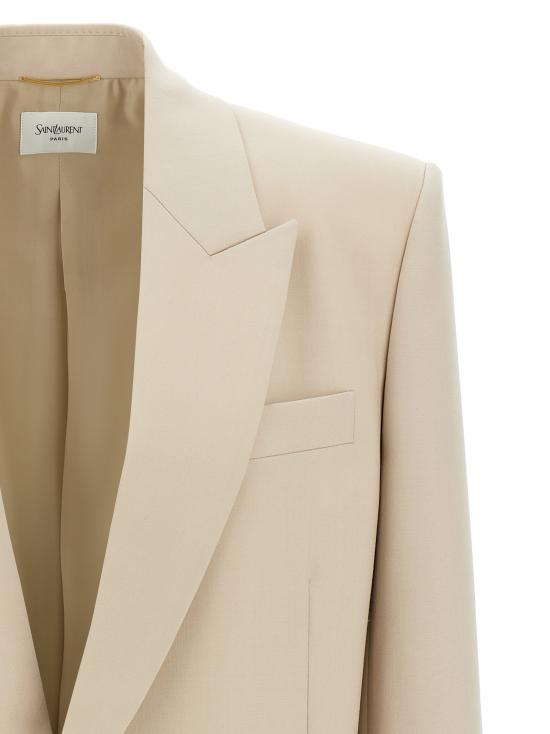 25SS 생로랑 수트 자켓 823003Y2L822630 Beige - SAINT LAURENT