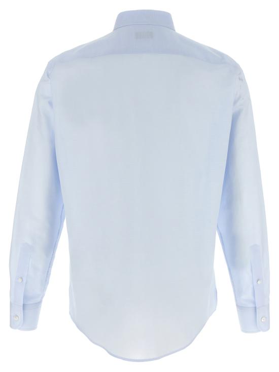 25SS 에르메네질도제냐 / 남성 하프 버튼업 코튼 셔츠 UFX37A9SRF13011 Light Blue BPG - ERMENEGILDO ZEGNA