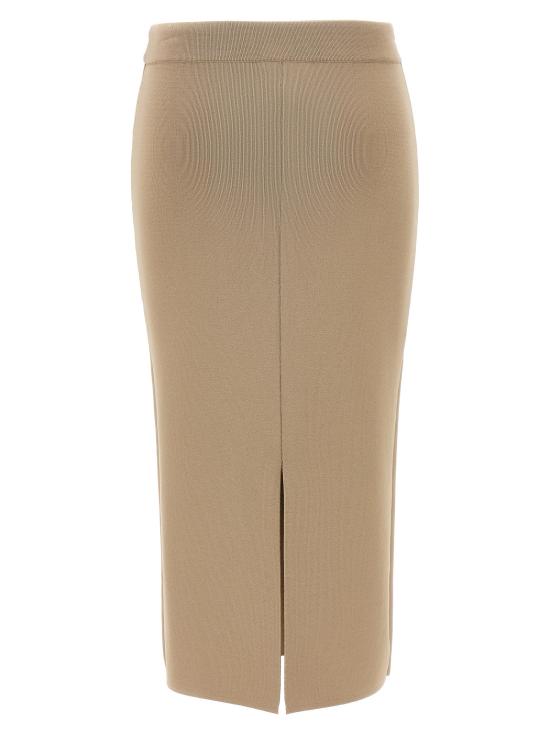 25SS 막스마라 미디 스커트 2511301029600002 Beige - MAX MARA
