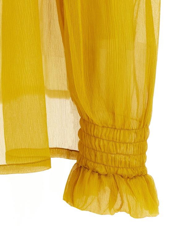 25SS 생로랑 블라우스 816544Y3F227789 Yellow - SAINT LAURENT