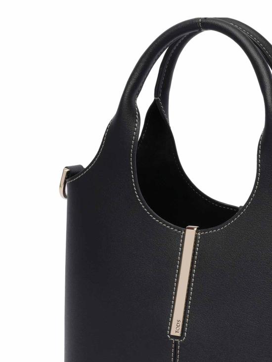 25FW 토즈 미니 토트 쇼핑백 XBWEBRF0100UBLB999 Black - TODS