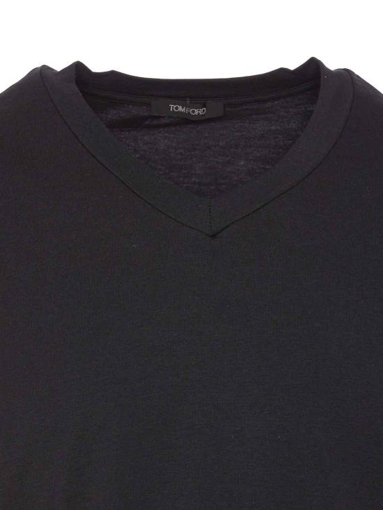 27SS 톰포드 반팔 티셔츠 T4M091410002 Black - TOMFORD