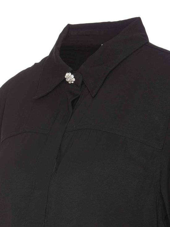  가니 의류 W0083099 Black - GANNI