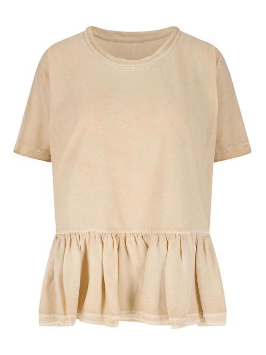 26FW 우마 왕 반팔 티셔츠 UP1036UW200 BEIGE