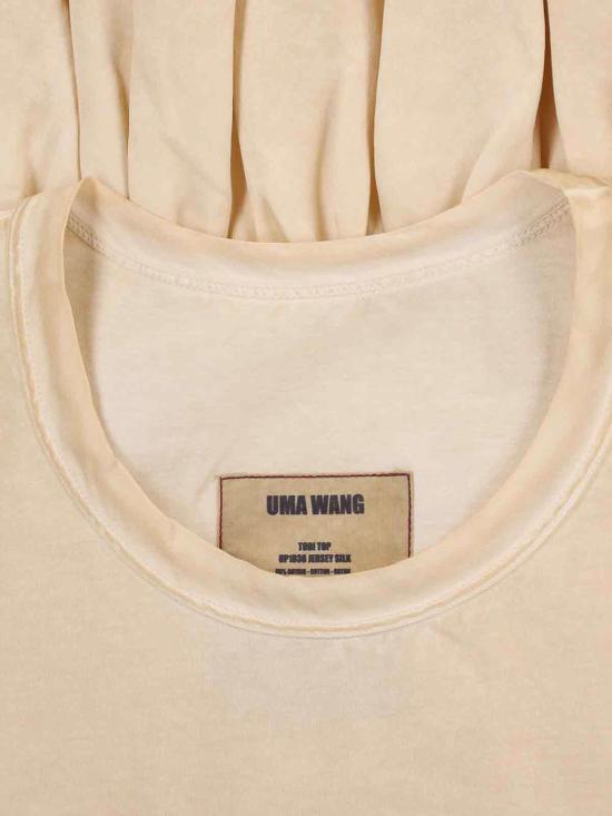 26FW 우마 왕 반팔 티셔츠 UP1036UW200 BEIGE - UMA WANG