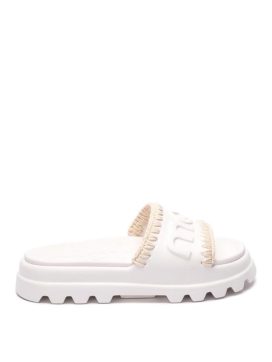 26SS 모우 뮬/슬리퍼 MUSW661000NWHI White
