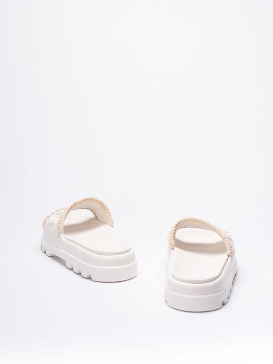 26SS 모우 뮬/슬리퍼 MUSW661000NWHI White - MOU