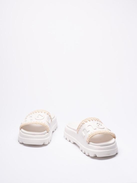 26SS 모우 뮬/슬리퍼 MUSW661000NWHI White - MOU