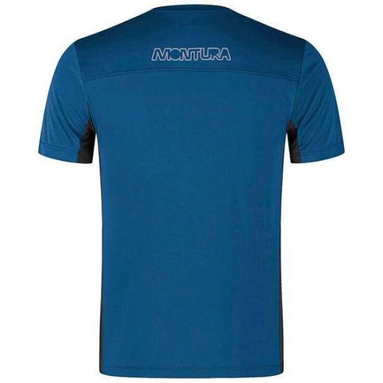  몬츄라 반팔 티셔츠 MTGN23X87 DEEP BLUE DOM - MONTURA