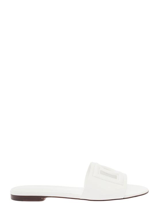 24FW 돌체앤가바나 뮬/슬리퍼 CQ0436AY32980001 White - DOLCE & GABBANA