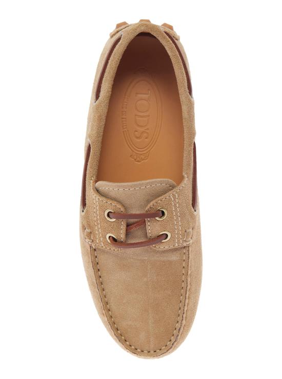 25SS 토즈 보트 고미노 버블 스웨이드 로퍼 XXW52K05300RE0C801 Beige - TODS