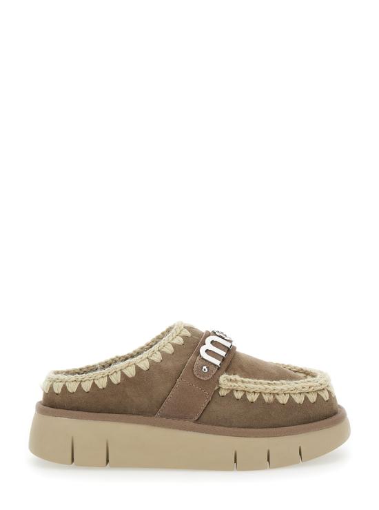 24FW 모우 플랫 슈즈 MUFW531001AELGRY Brown