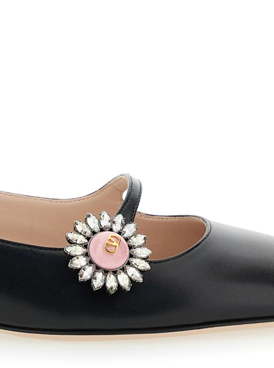 25SS 발렌티노 가라바니 플랫 슈즈 6W2S0LL7DHS9TJ Black - VALENTINO GARAVANI