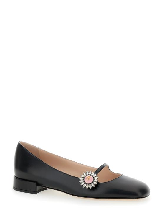 25SS 발렌티노 가라바니 플랫 슈즈 6W2S0LL7DHS9TJ Black - VALENTINO GARAVANI