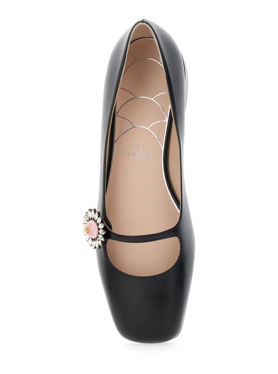 25SS 발렌티노 가라바니 플랫 슈즈 6W2S0LL7DHS9TJ Black - VALENTINO GARAVANI