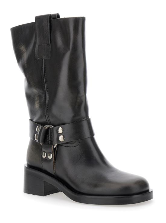  스트레티지아 부츠 A5607TRENDYNERO Black - STRATEGIA