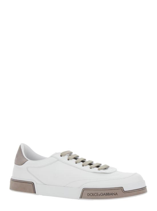  돌체앤가바나 카프스킨 포르토피노 요트 스니커즈 A20190A66788S375 White - DOLCE & GABBANA