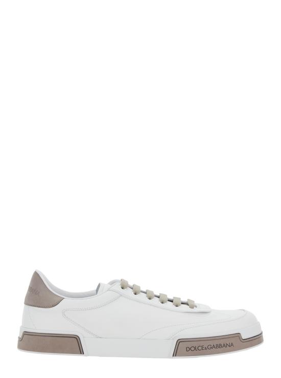  돌체앤가바나 카프스킨 포르토피노 요트 스니커즈 A20190A66788S375 White