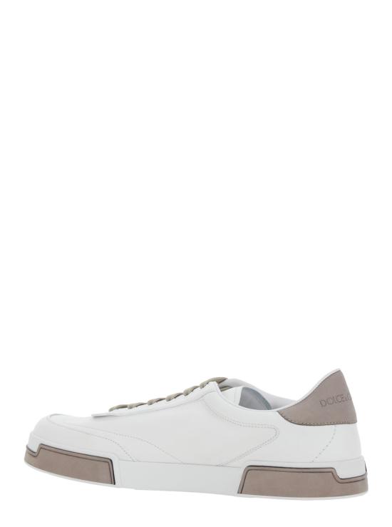  돌체앤가바나 카프스킨 포르토피노 요트 스니커즈 A20190A66788S375 White - DOLCE & GABBANA
