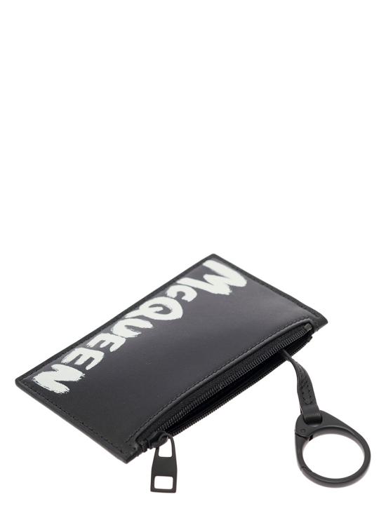 25SS 알렉산더 맥퀸 명함지갑 6831171AAMJ1070 Black - ALEXANDER MCQUEEN