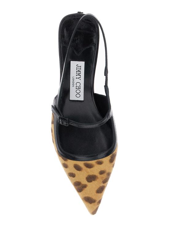 25SS 지미추 힐/펌프스 DIDI45BXRNATURALBLACK Brown - JIMMY CHOO