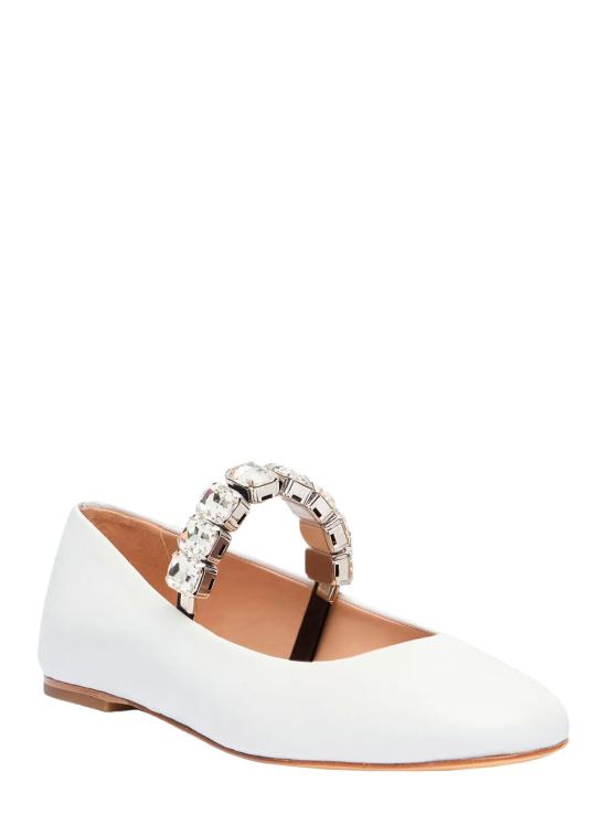 25SS 카사데이 플랫 슈즈 1A283J0101C26759999 White - CASADEI