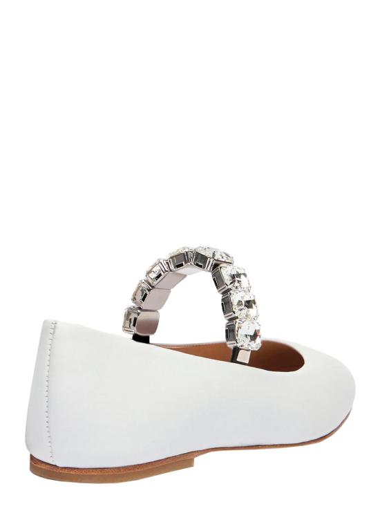 25SS 카사데이 플랫 슈즈 1A283J0101C26759999 White - CASADEI
