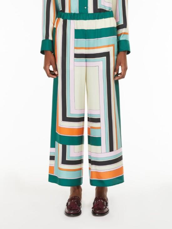 25SS 위켄드막스마라 스트레이트 팬츠 2515131051600001 MULTICOLOUR - WEEKEND MAX MARA