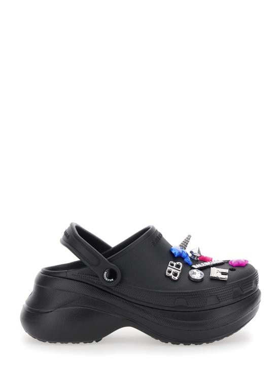 25SS 발렌시아가 플랫 슈즈 720762W0FOW1000 Black