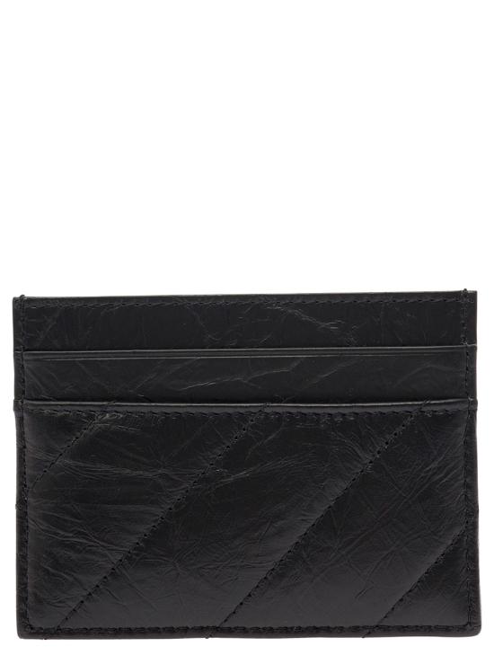 25FW 발렌시아가 명함지갑 766467210J11000 Black - BALENCIAGA