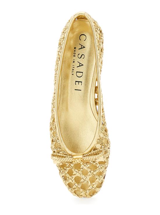 25SS 카사데이 플랫 슈즈 1A289J0101C28081400 Metallic - CASADEI